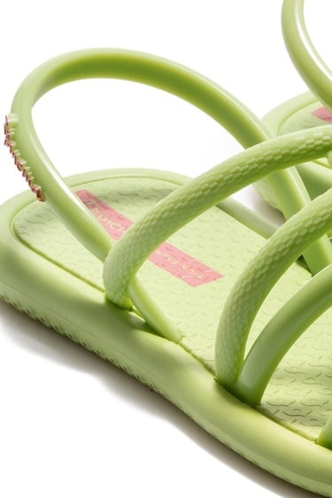  Meu Sol Çocuk Sandalet Yeşil Pembe 27/35