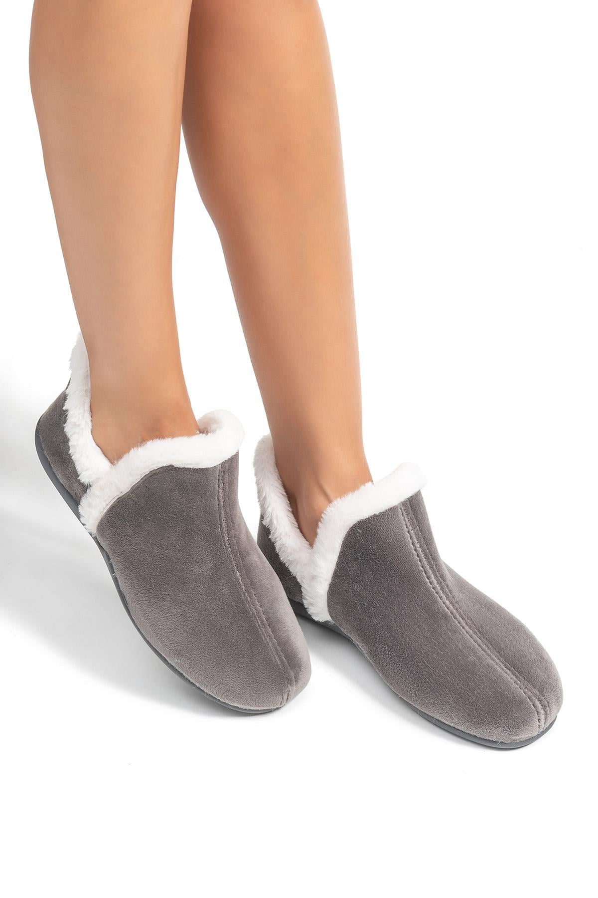 Prado Kadın Ev Ayakkabısı Füme 36/41