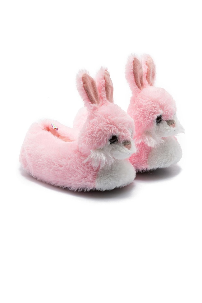  Rolly Çocuk Hayvanlı Panduf Pembe 24/31