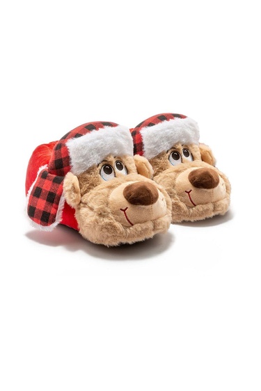  Goldi Erkek Hayvanlı Panduf Bej 41/46