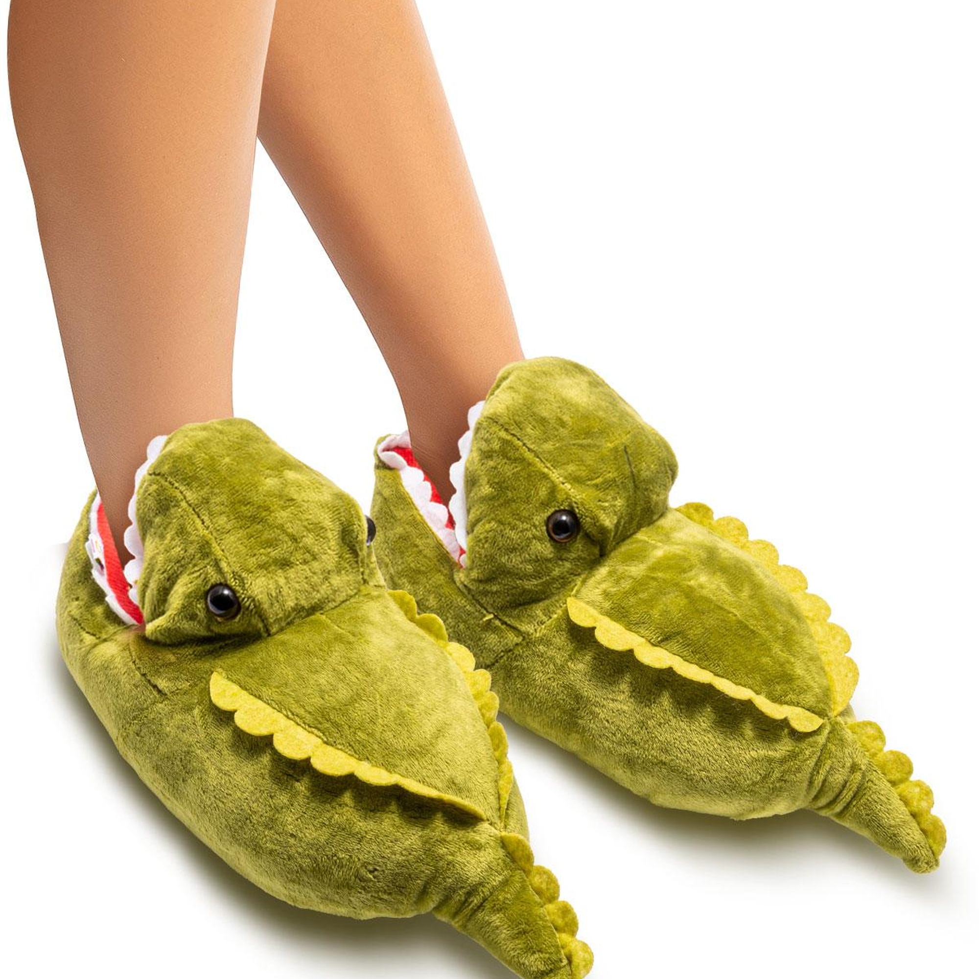 Dinos-2 Çocuk Hayvanlı Panduf Yeşil 30/38