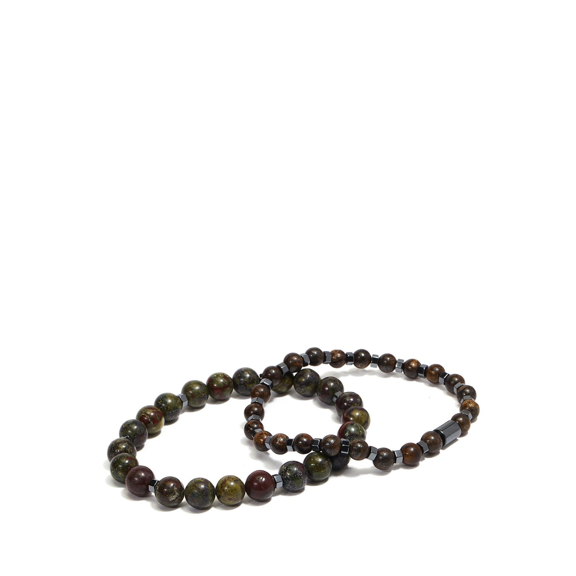 Network Erkek Yeşil Doğal Taşlı Bileklik