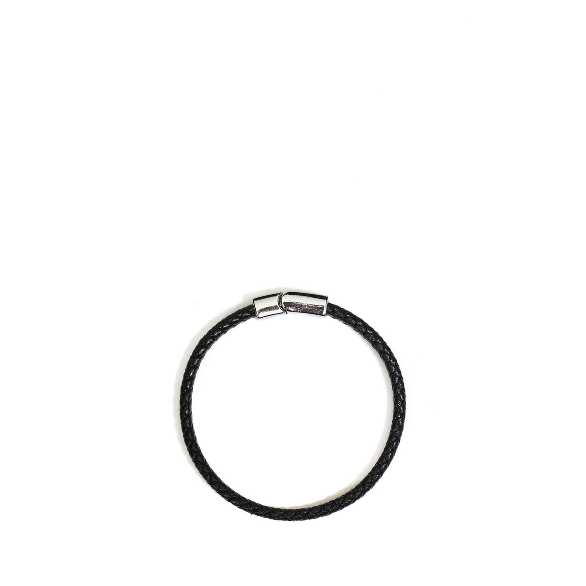 Network Erkek Siyah Deri Bileklik