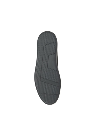  Network Erkek Siyah Deri Sneaker