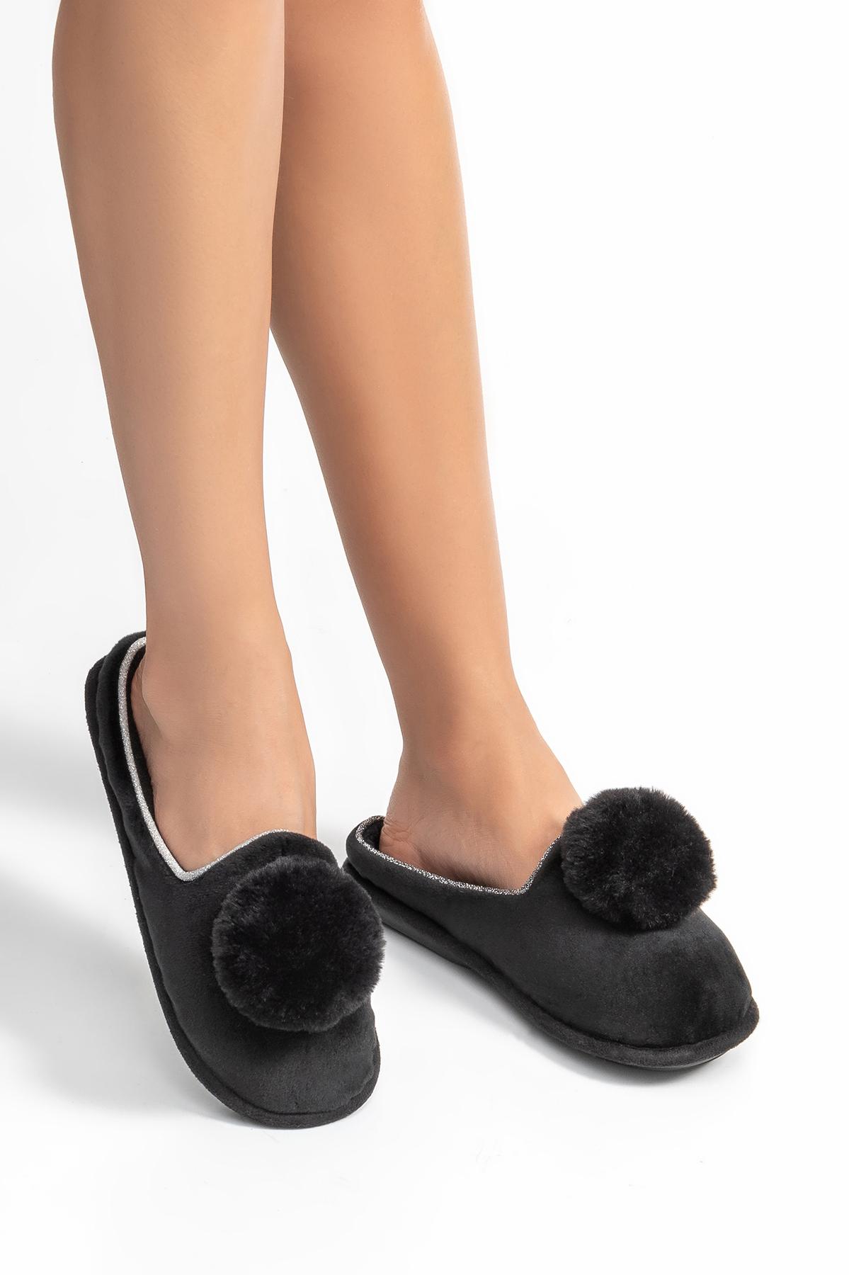  Lori Kadın Ev Terliği Siyah 37/41