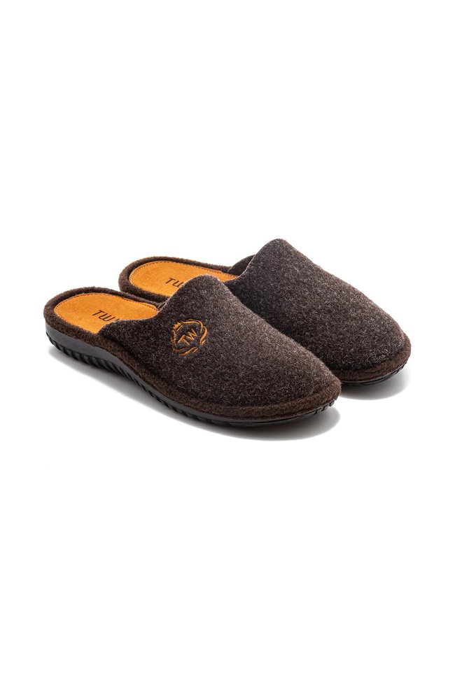  Data Erkek Ev Terliği Kahverengi 41/45