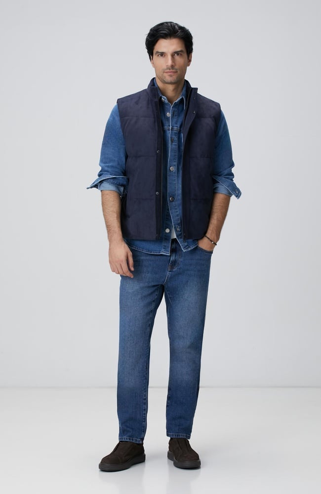  Network Erkek Mavi Denim Pantolon