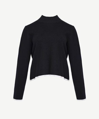  YARGICI Dik Yakalı Uzun Kollu Kazak