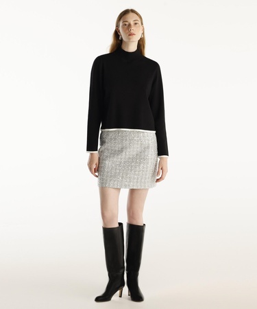  YARGICI Dik Yakalı Uzun Kollu Kazak