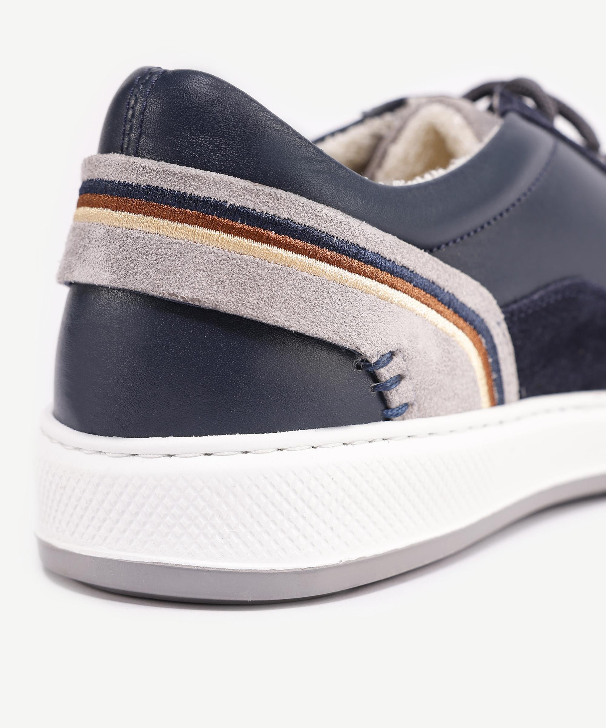  YARGICI Deri Bağlı Sneakers