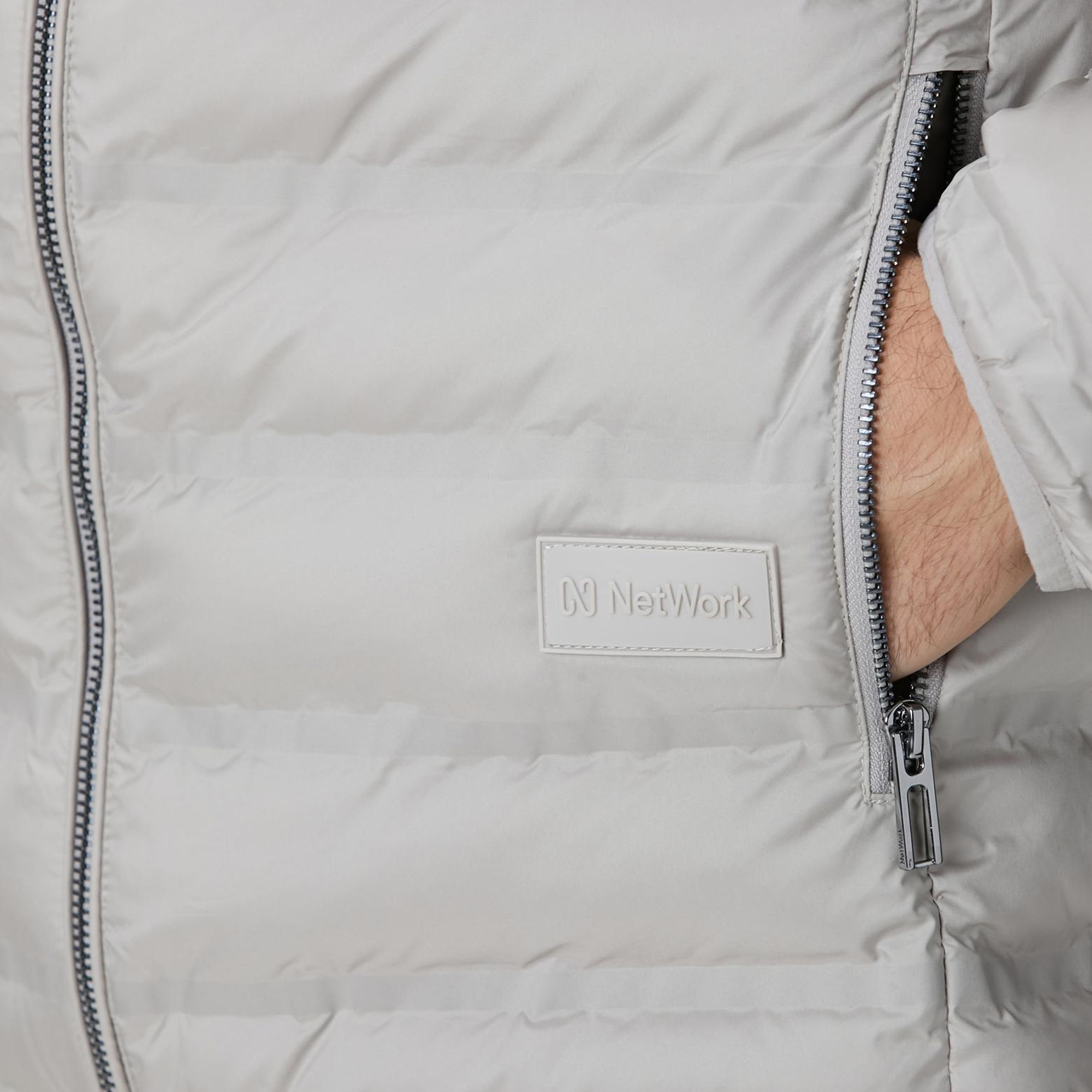 Network Erkek Taş Puffer Mont