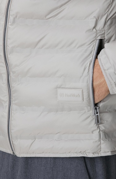  Network Erkek Taş Puffer Mont