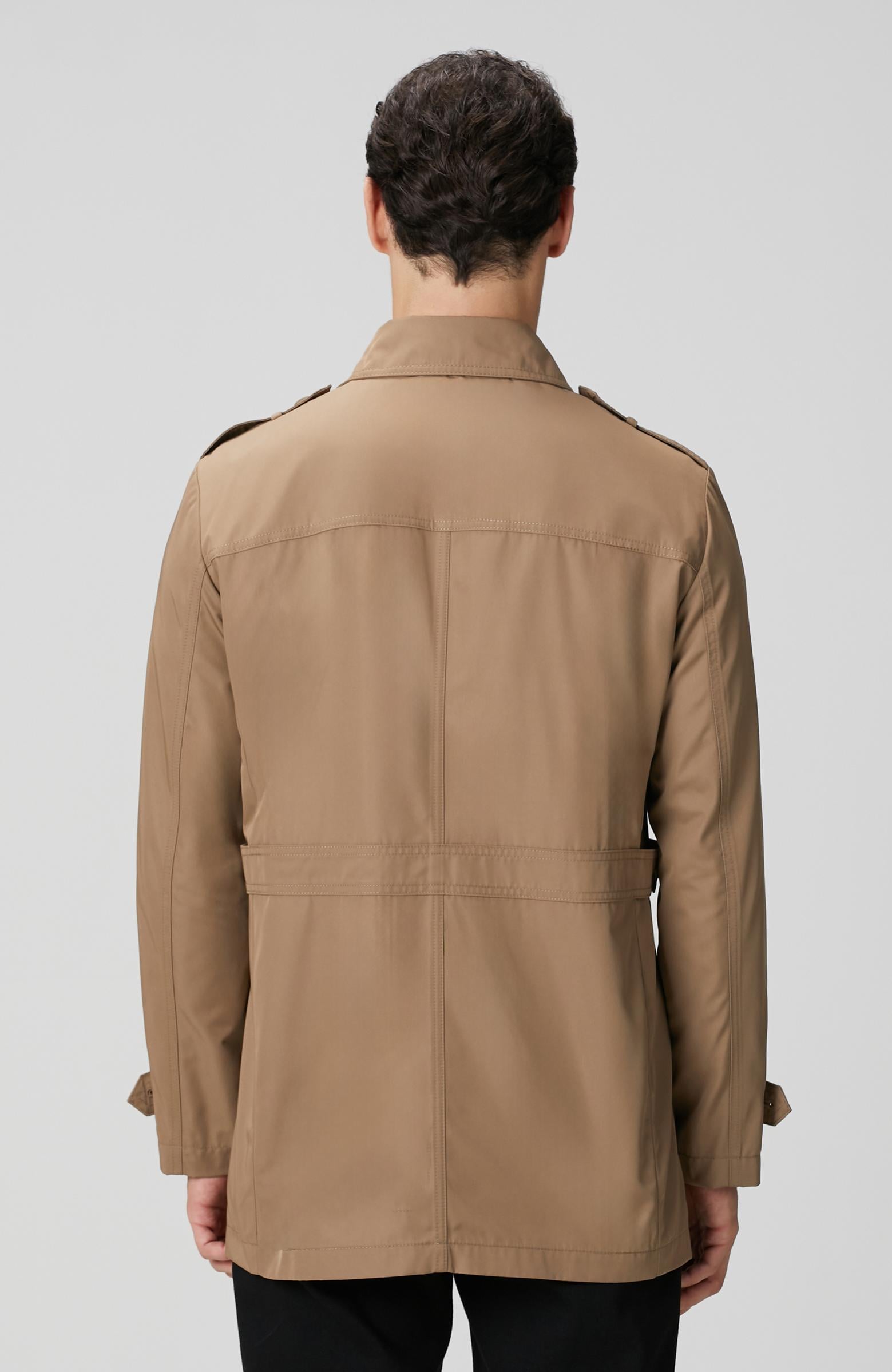 Network Erkek Vizon Trenchcoat