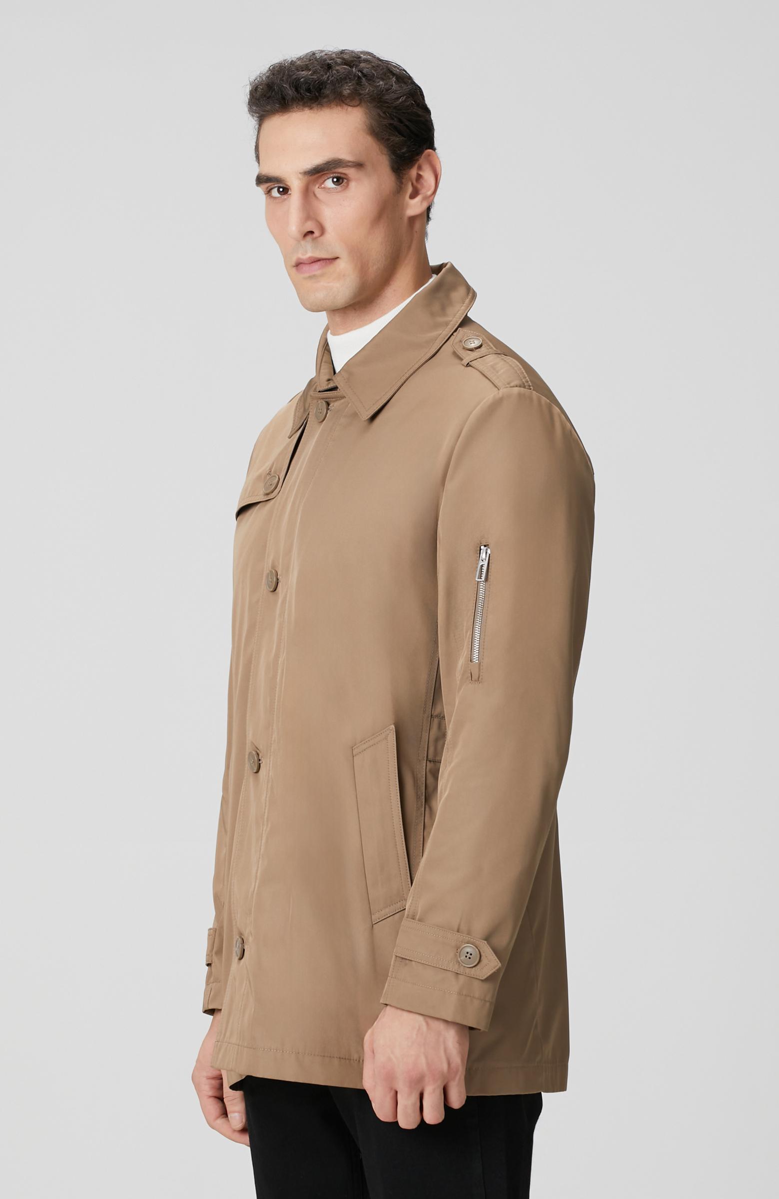 Network Erkek Vizon Trenchcoat