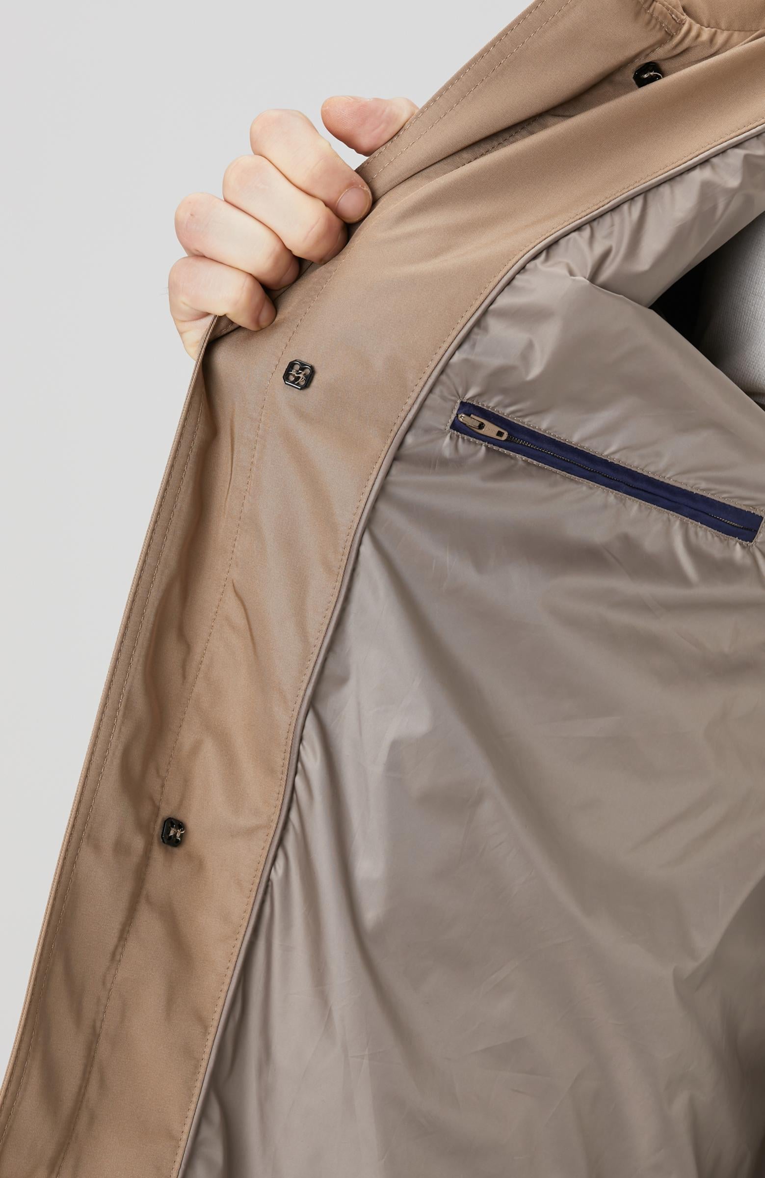 Network Erkek Vizon Trenchcoat