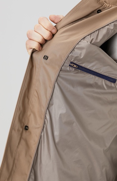  Network Erkek Vizon Trenchcoat