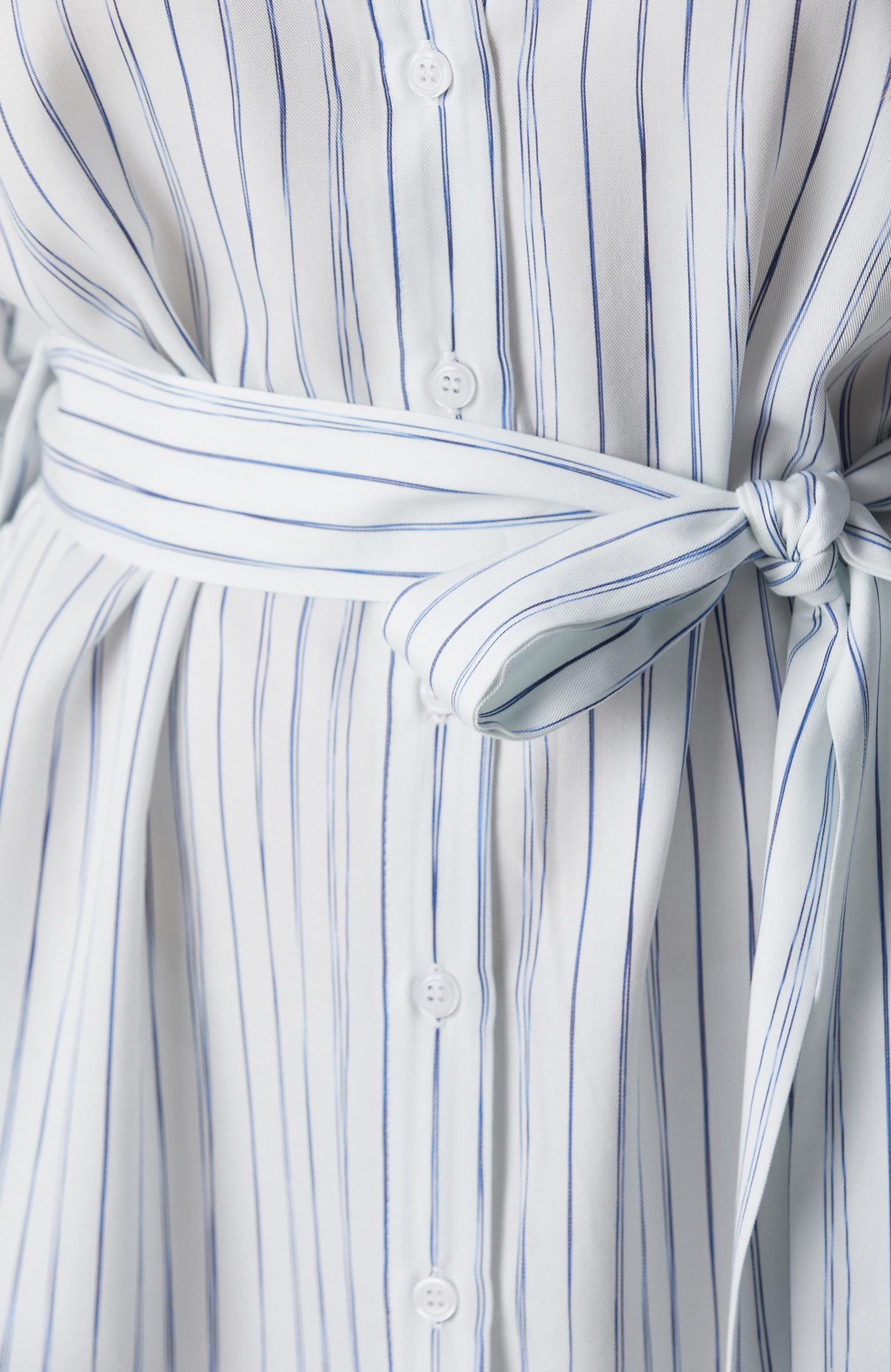 Network Kadın Kırık Beyaz Çizgili Elbise