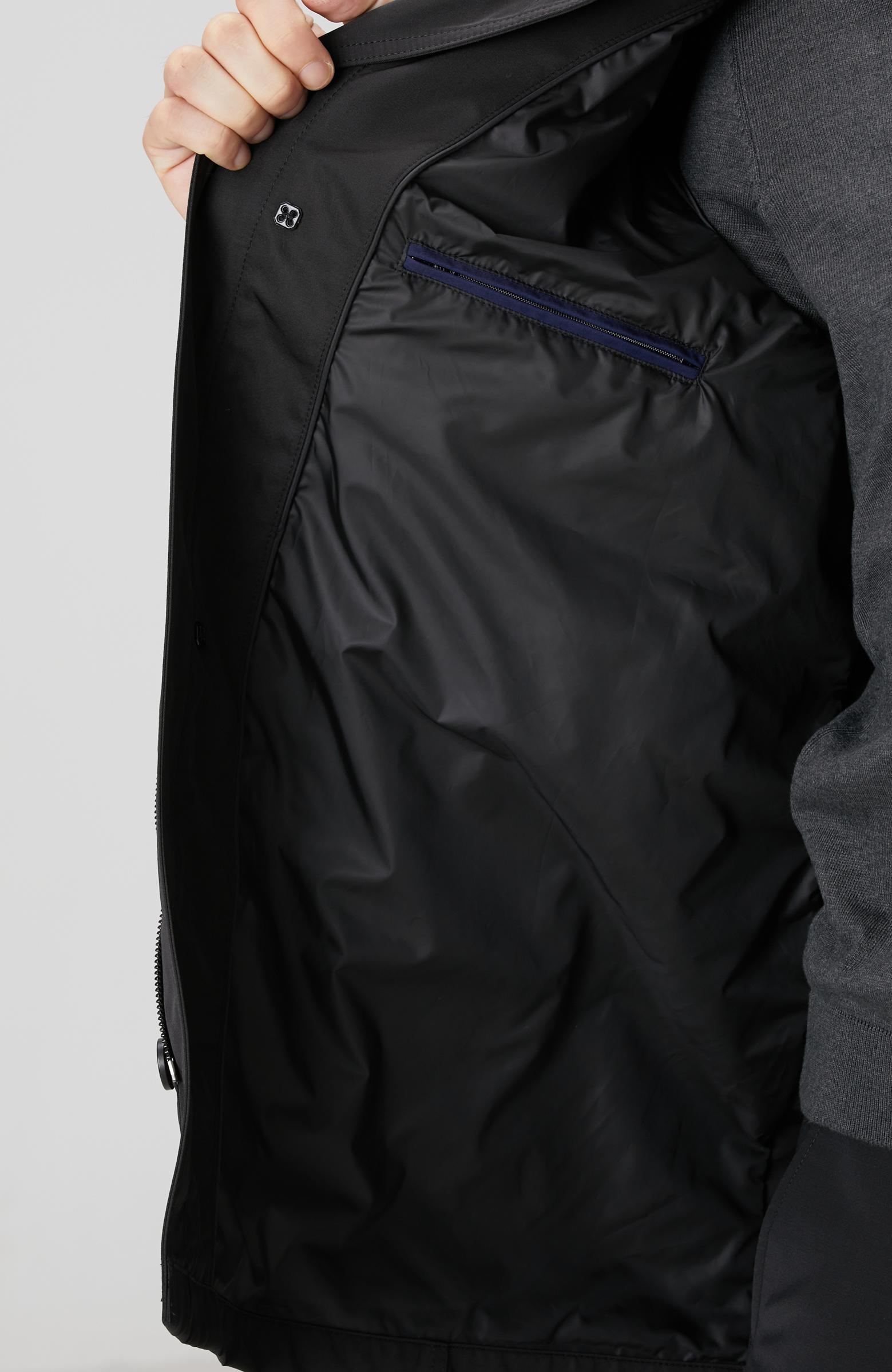 Network Erkek Siyah Trenchcoat