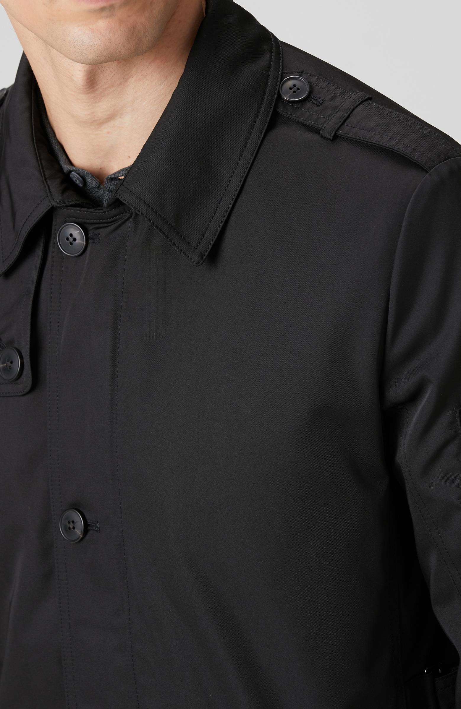 Network Erkek Siyah Trenchcoat