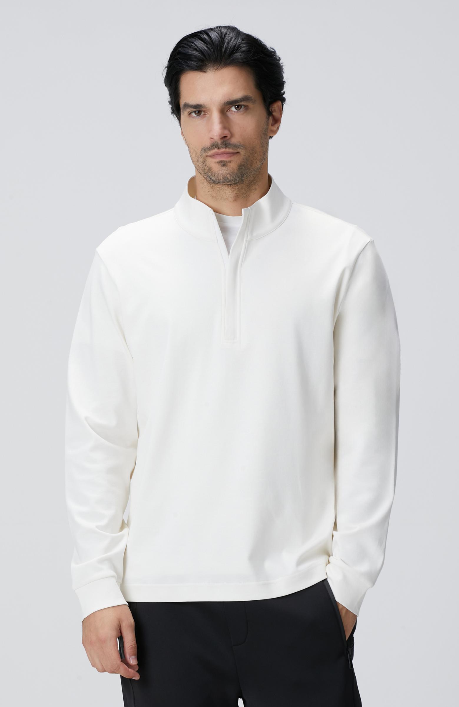 Network Erkek Kırık Beyaz Uzun Kollu T-shirt