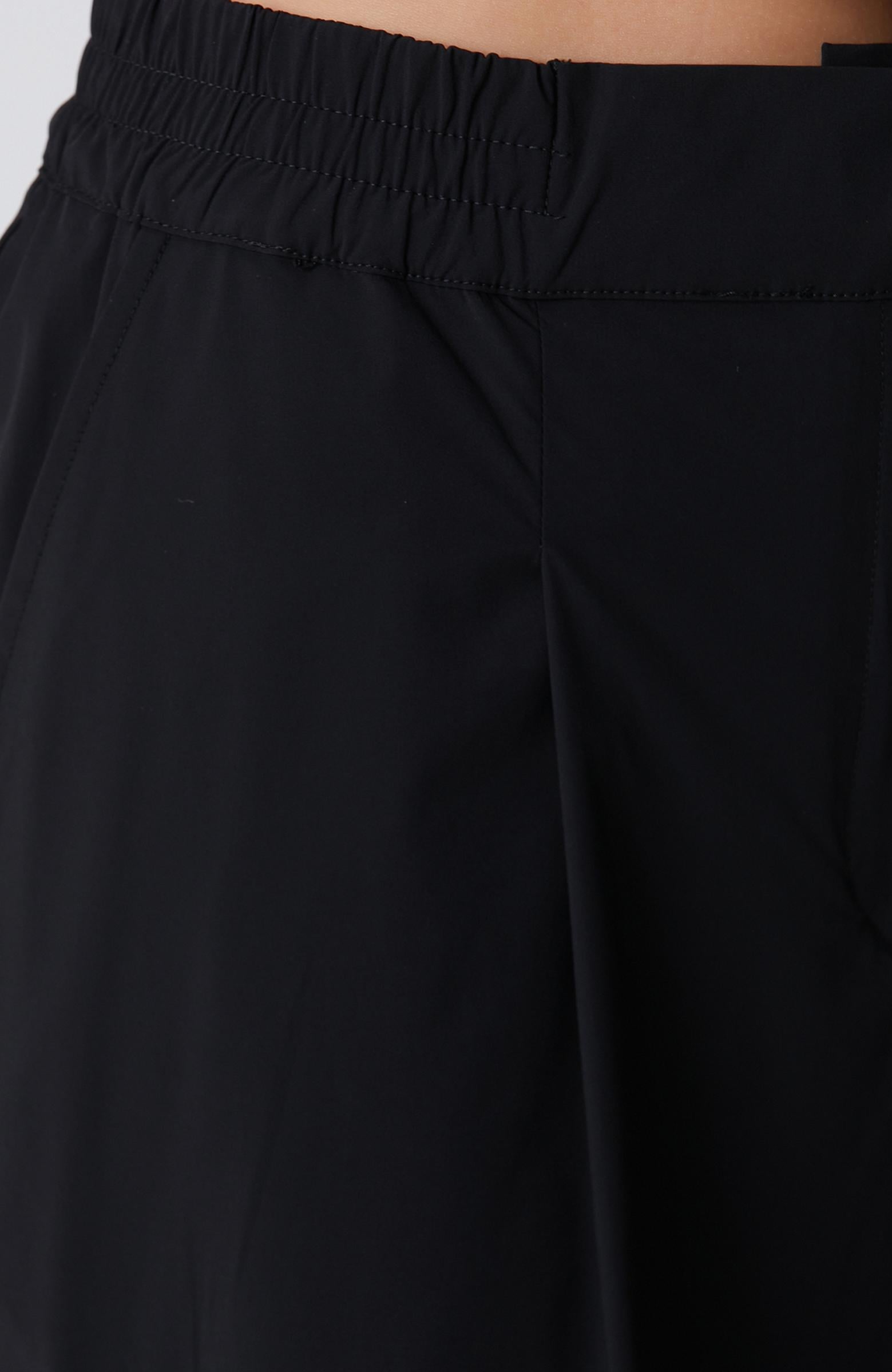 Network Kadın N-Tech Siyah Beli Lastikli Pantolon