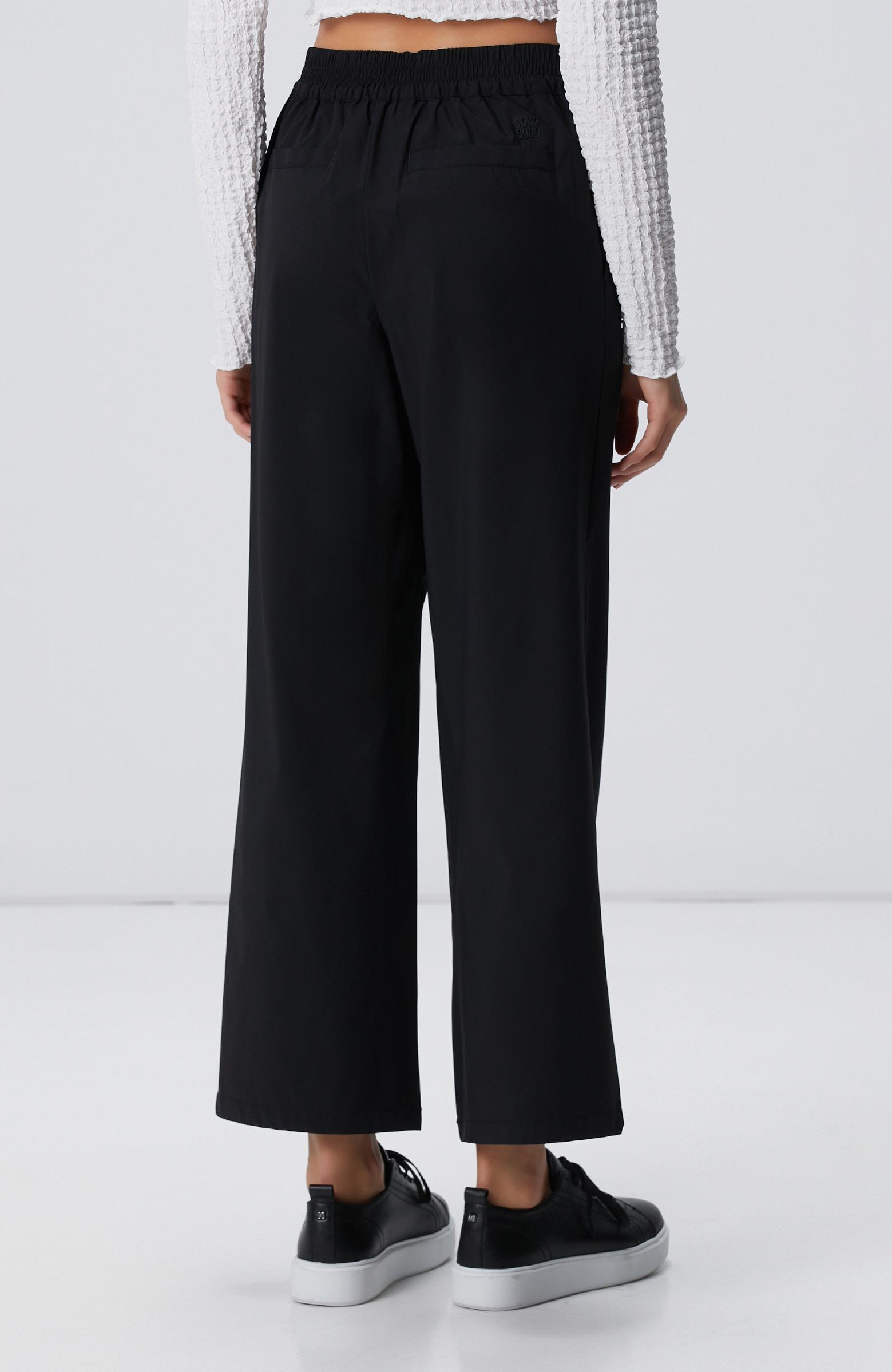 Network Kadın N-Tech Siyah Beli Lastikli Pantolon