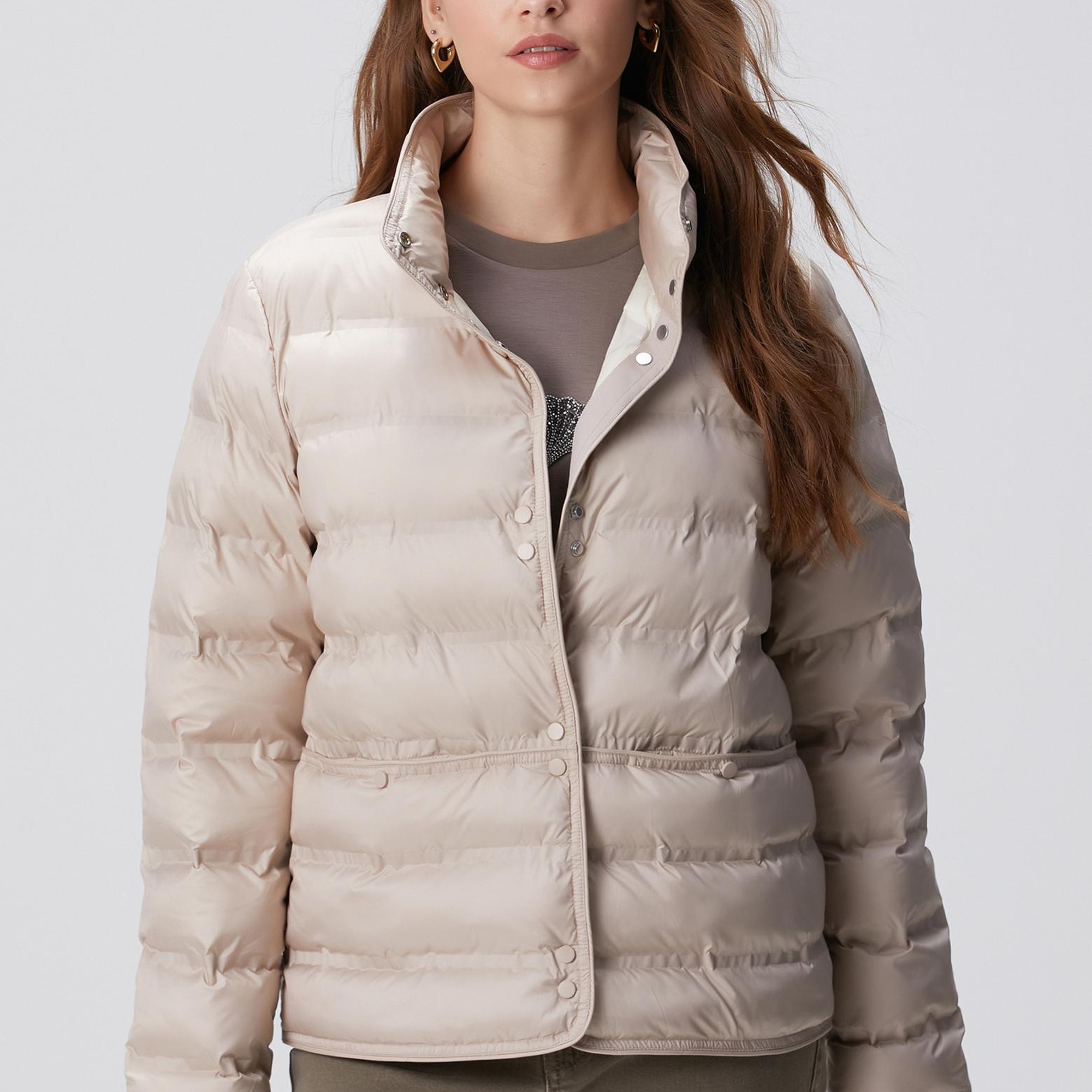 Network Kadın Taş Puffer Mont