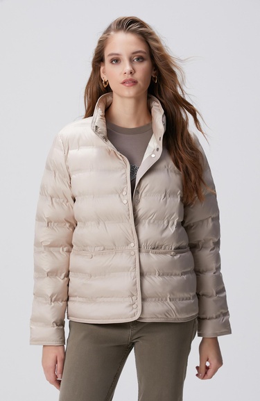  Network Kadın Taş Puffer Mont