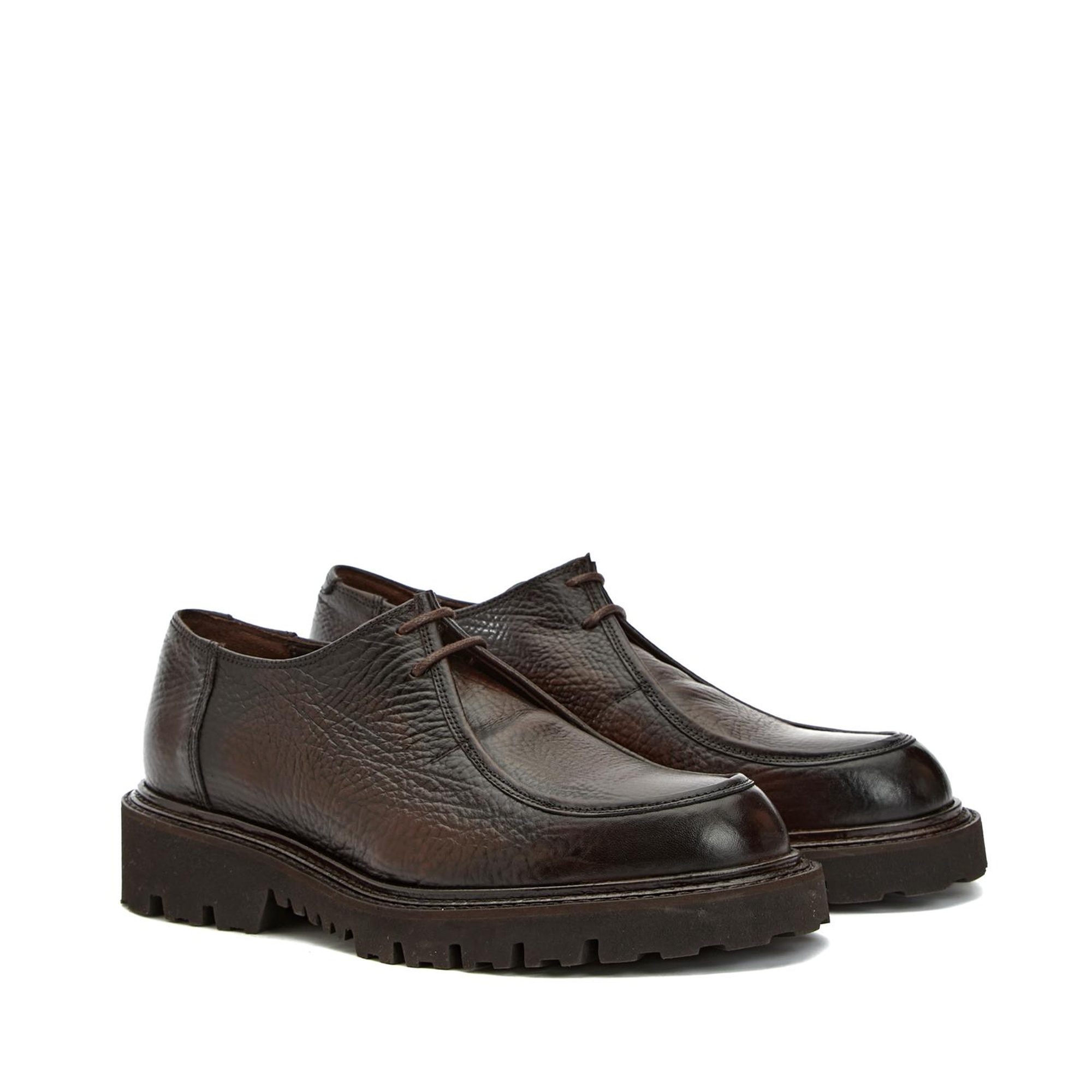 Network Erkek Kahverengi İpli Deri Ayakkabı