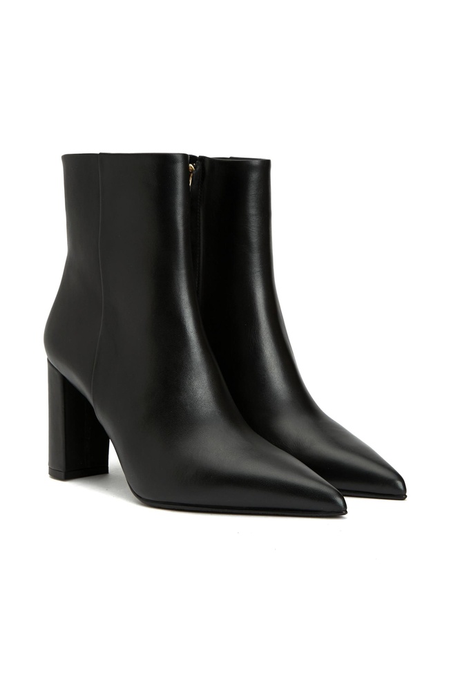  George Hogg Kadın Siyah Fermuarlı Deri Bot