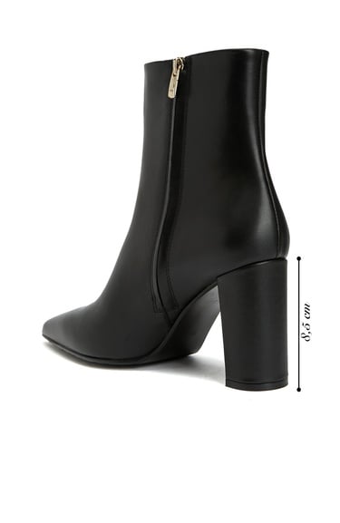  George Hogg Kadın Siyah Fermuarlı Deri Bot