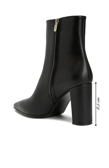  George Hogg Kadın Siyah Fermuarlı Deri Bot