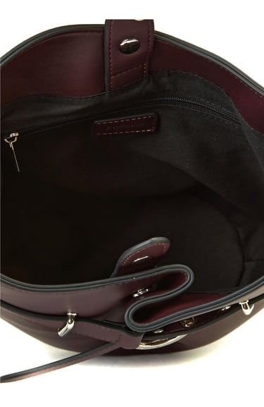 Divarese Kadın Bordo Postacı Çanta