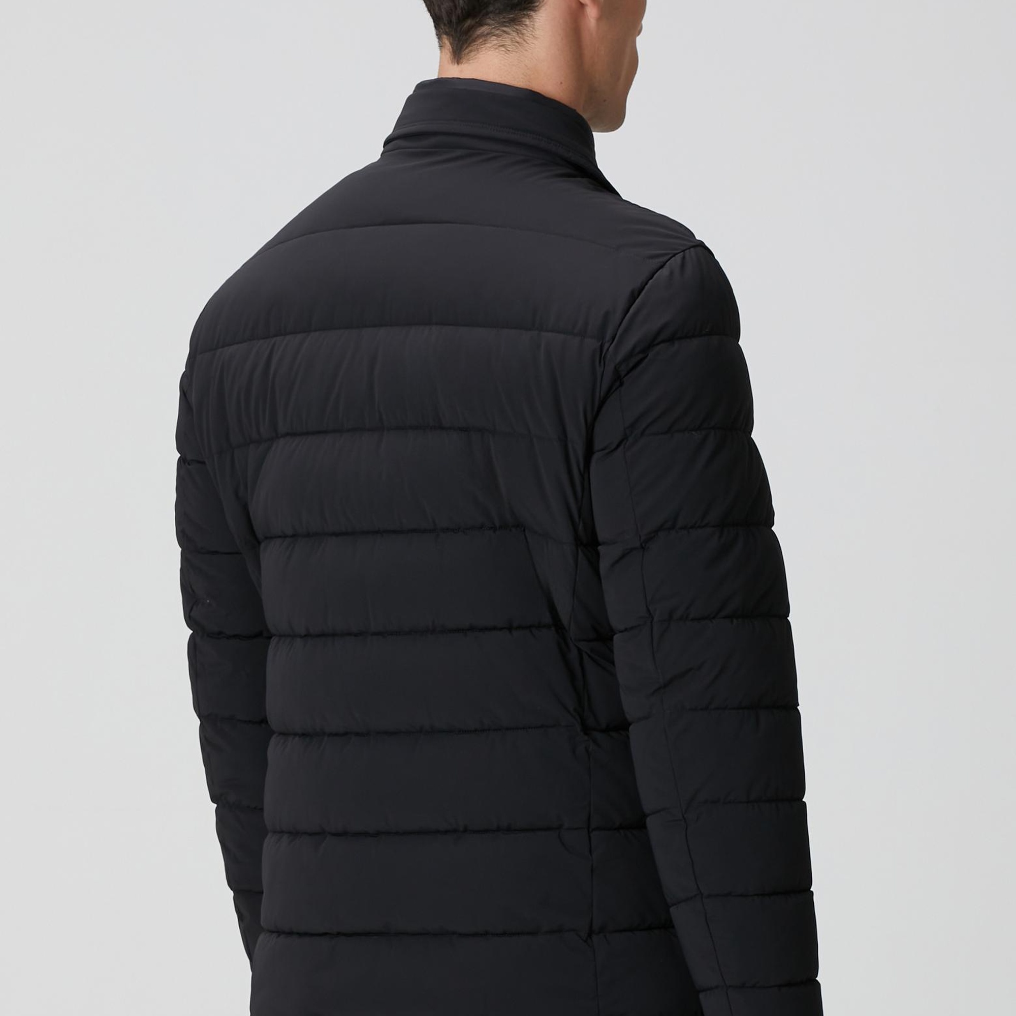 Network Erkek Siyah Puffer Coat Ceket