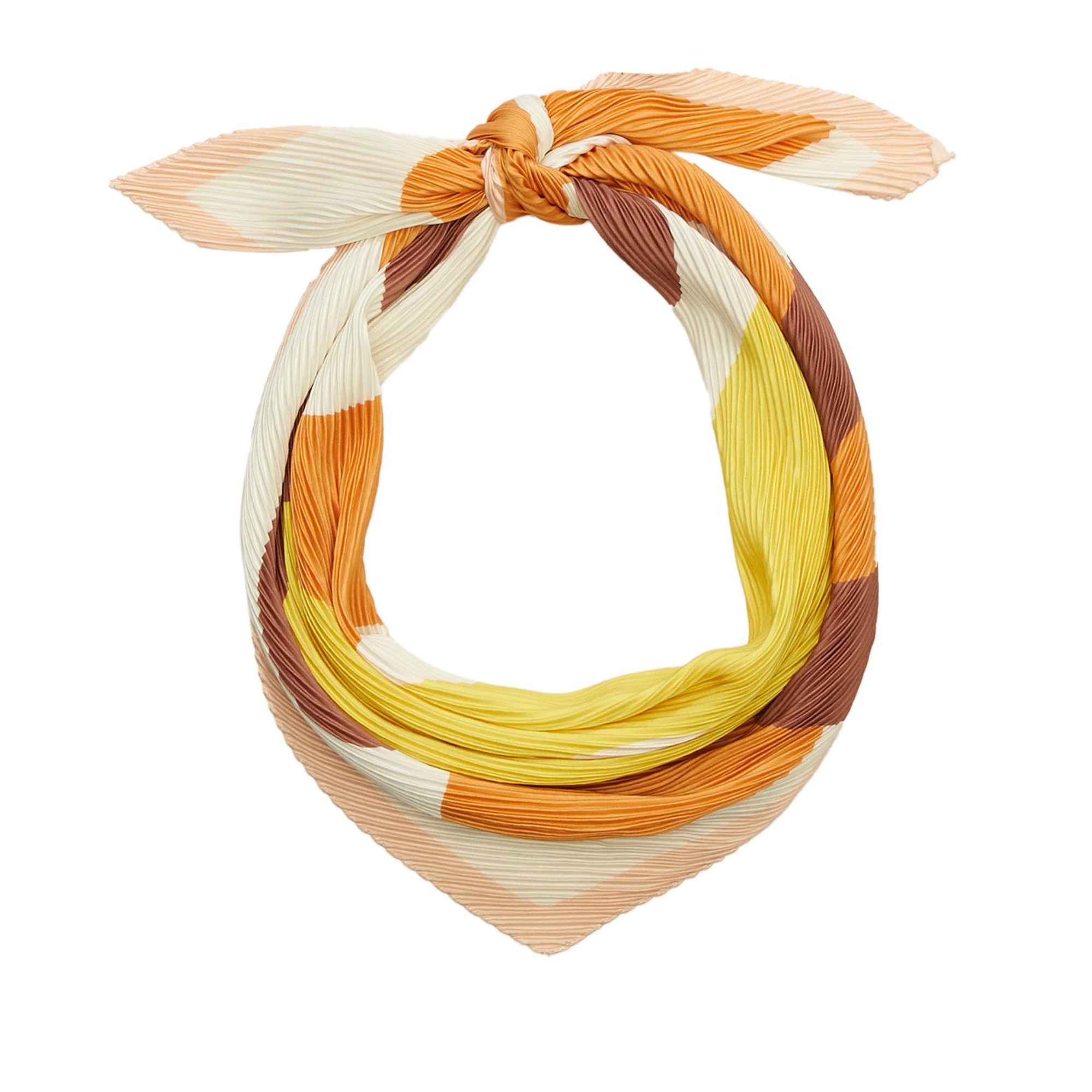 Network Kadın Renkli Pliseli Fular