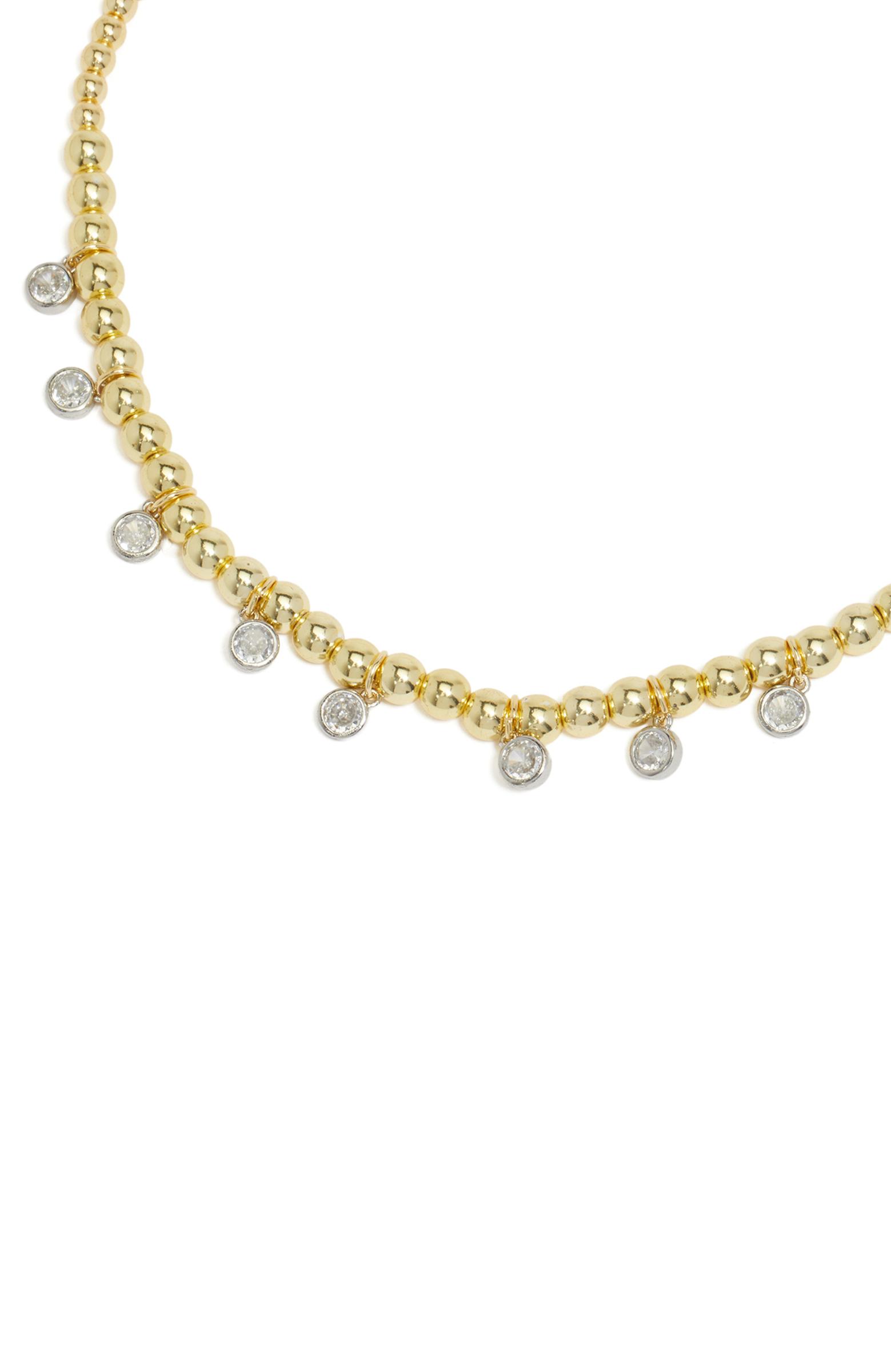 Network Kadın Gold Doğal Taşlı Kolye