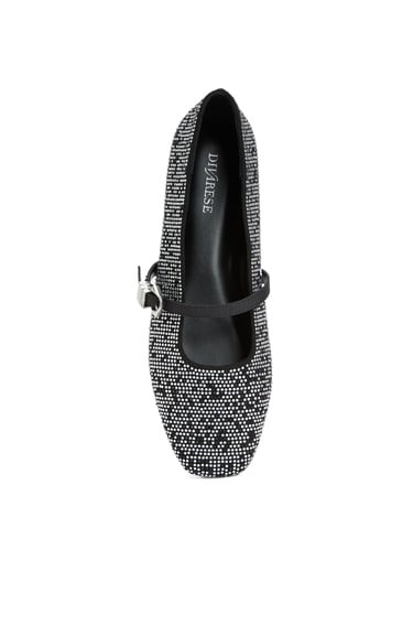  Divarese Kadın Silver Taşlı Mary Jane Babet