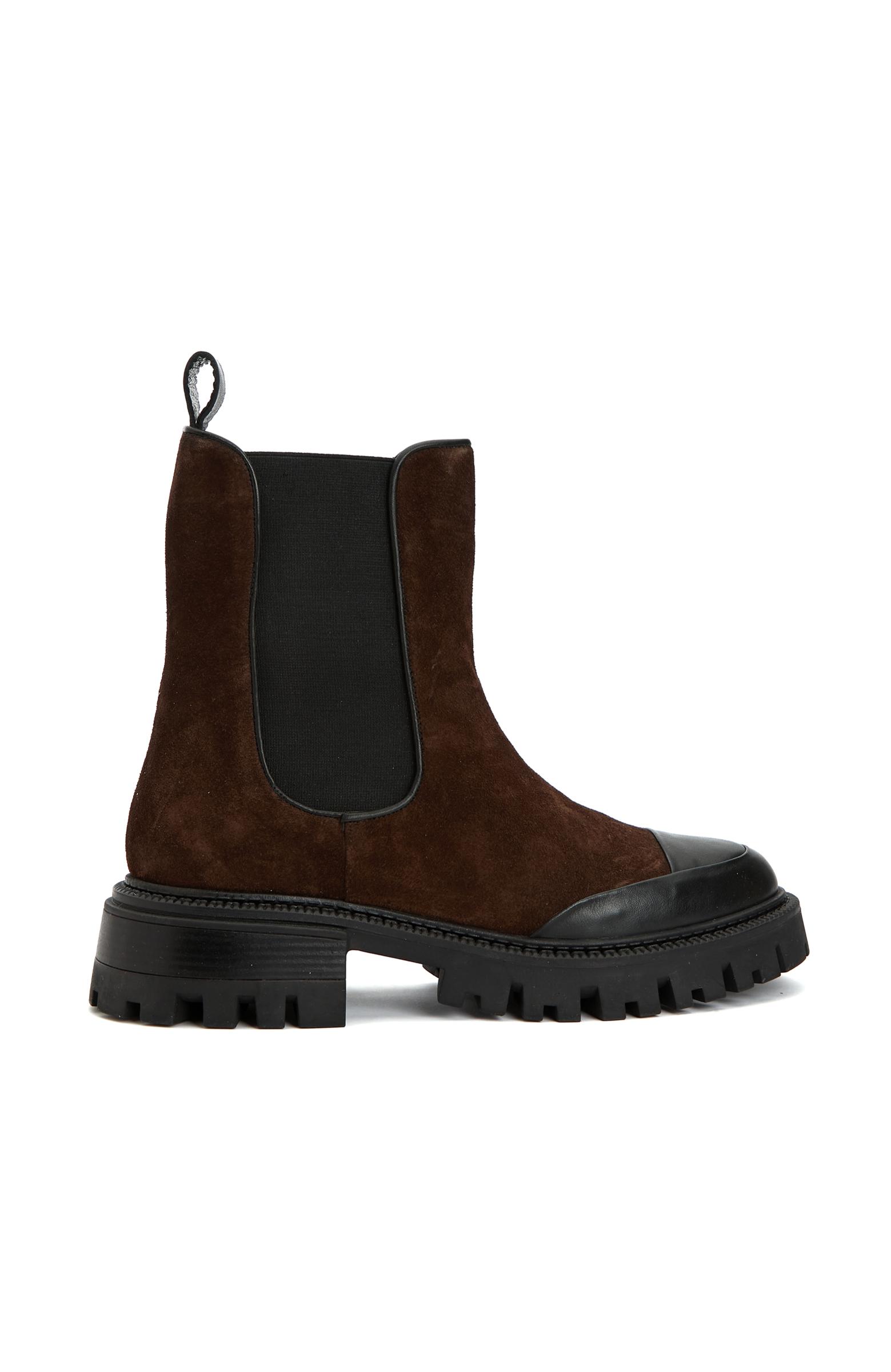 Network Kadın Kahverengi Süet Deri Bot