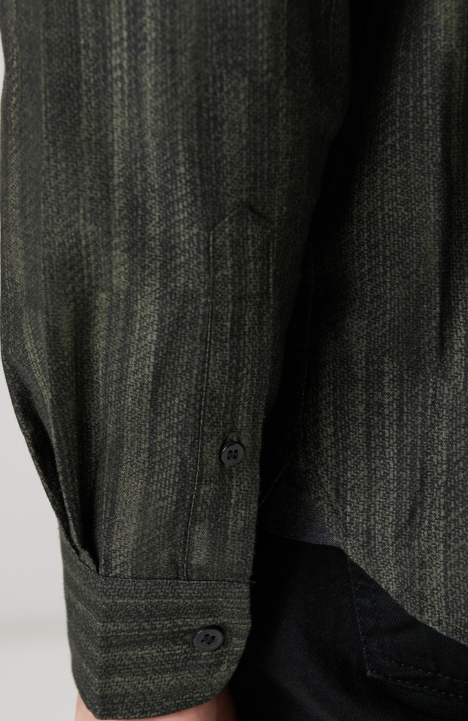  Network Erkek Haki Baskılı Gömlek