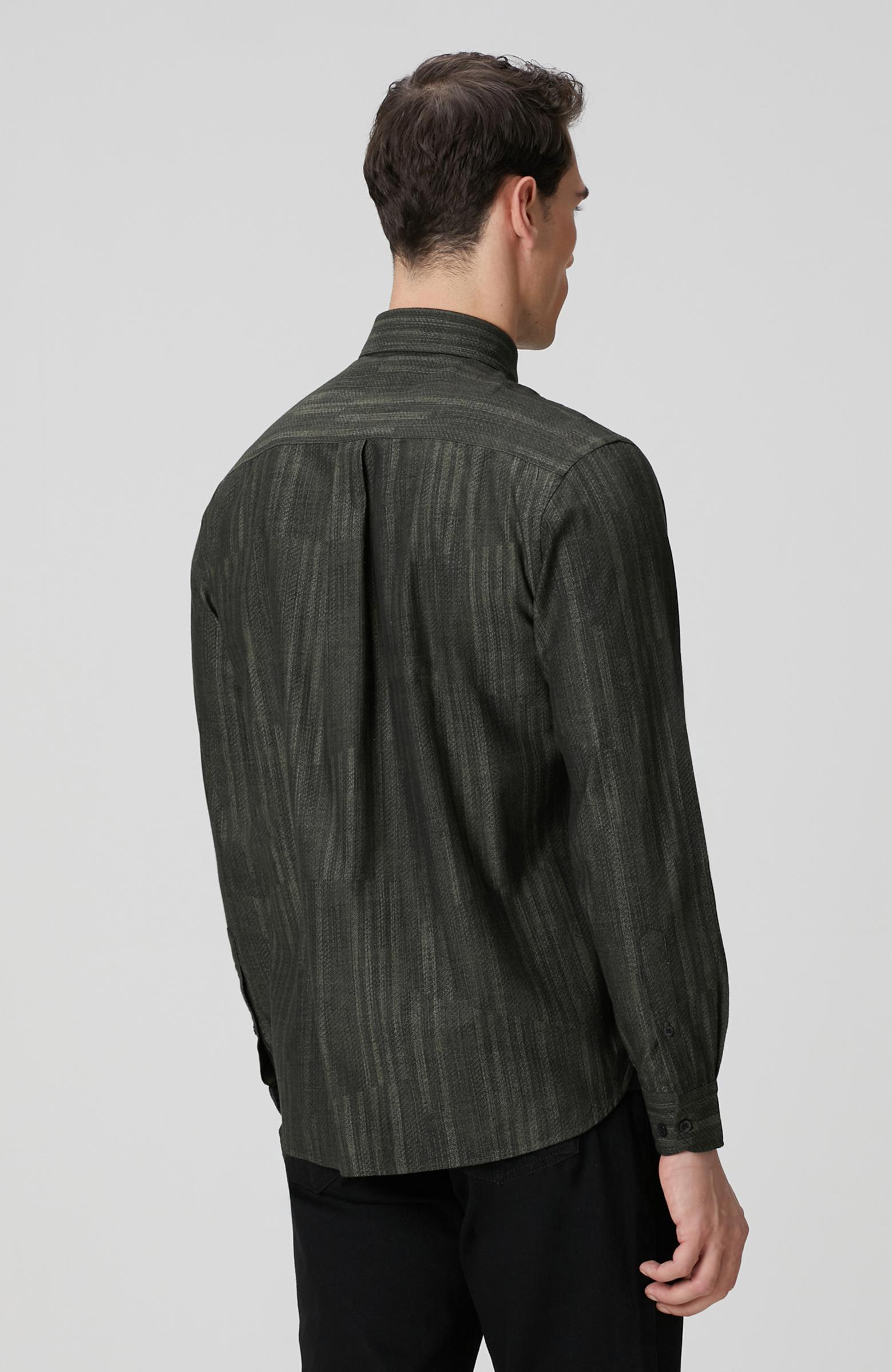  Network Erkek Haki Baskılı Gömlek