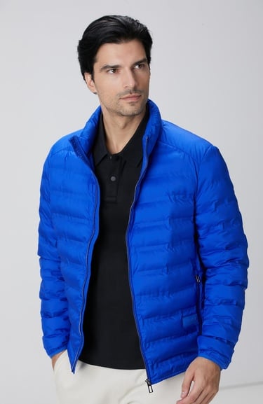  Network Erkek Saks Puffer Mont