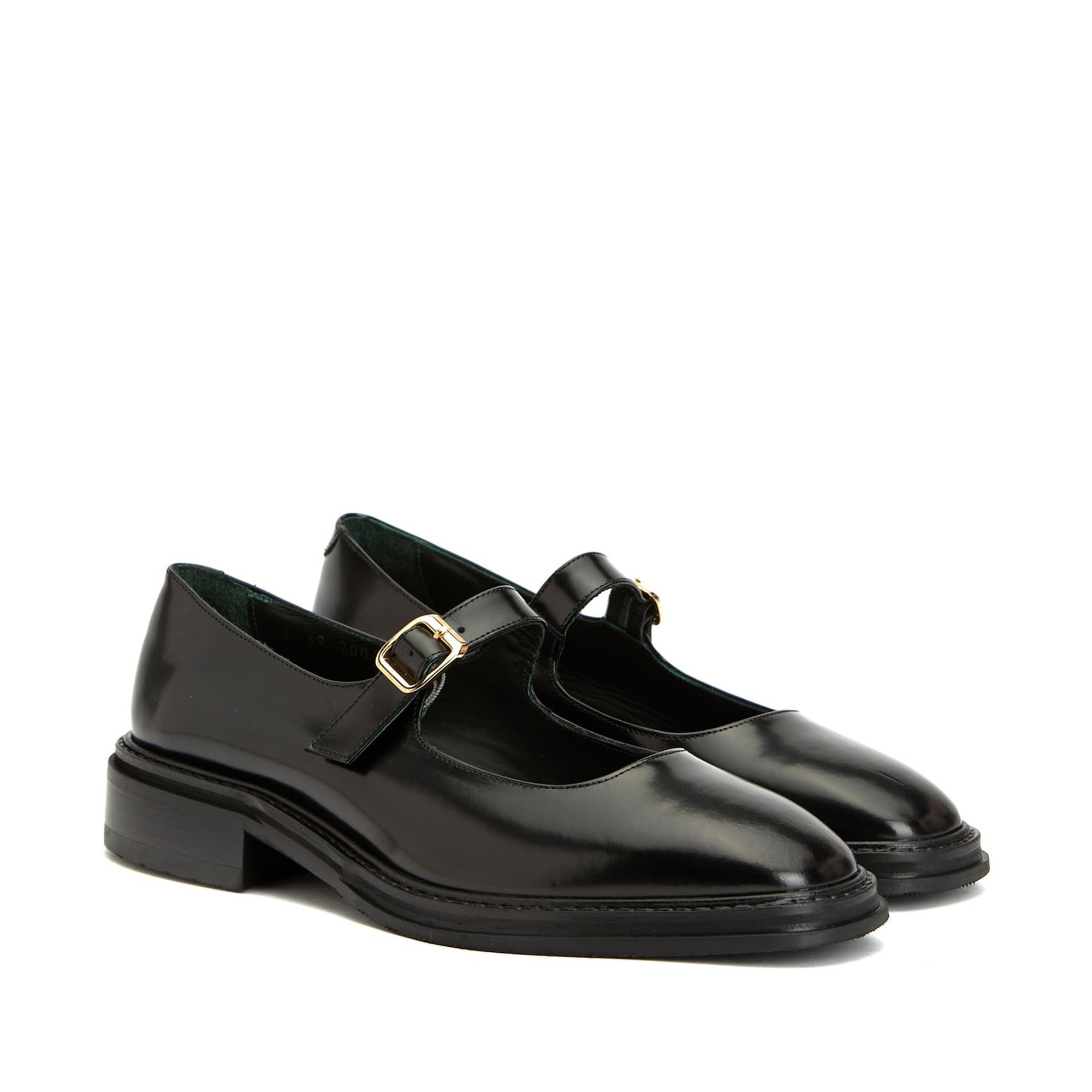 George Hogg Kadın Siyah Mary Jane Deri Babet