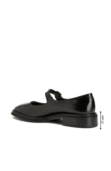  George Hogg Kadın Siyah Mary Jane Deri Babet