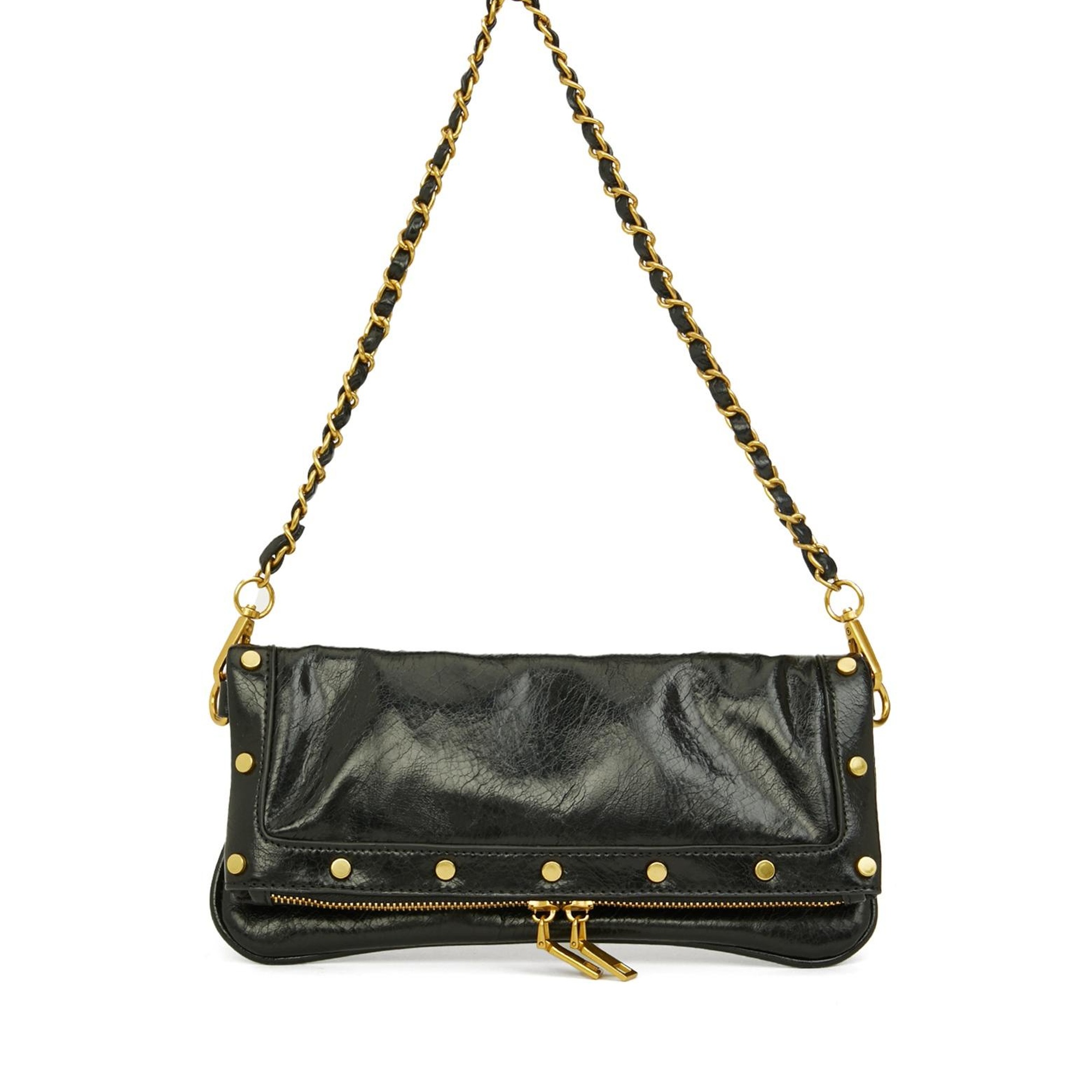 Divarese Kadın Siyah Suni Deri Clutch