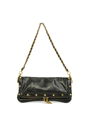  Divarese Kadın Siyah Suni Deri Clutch