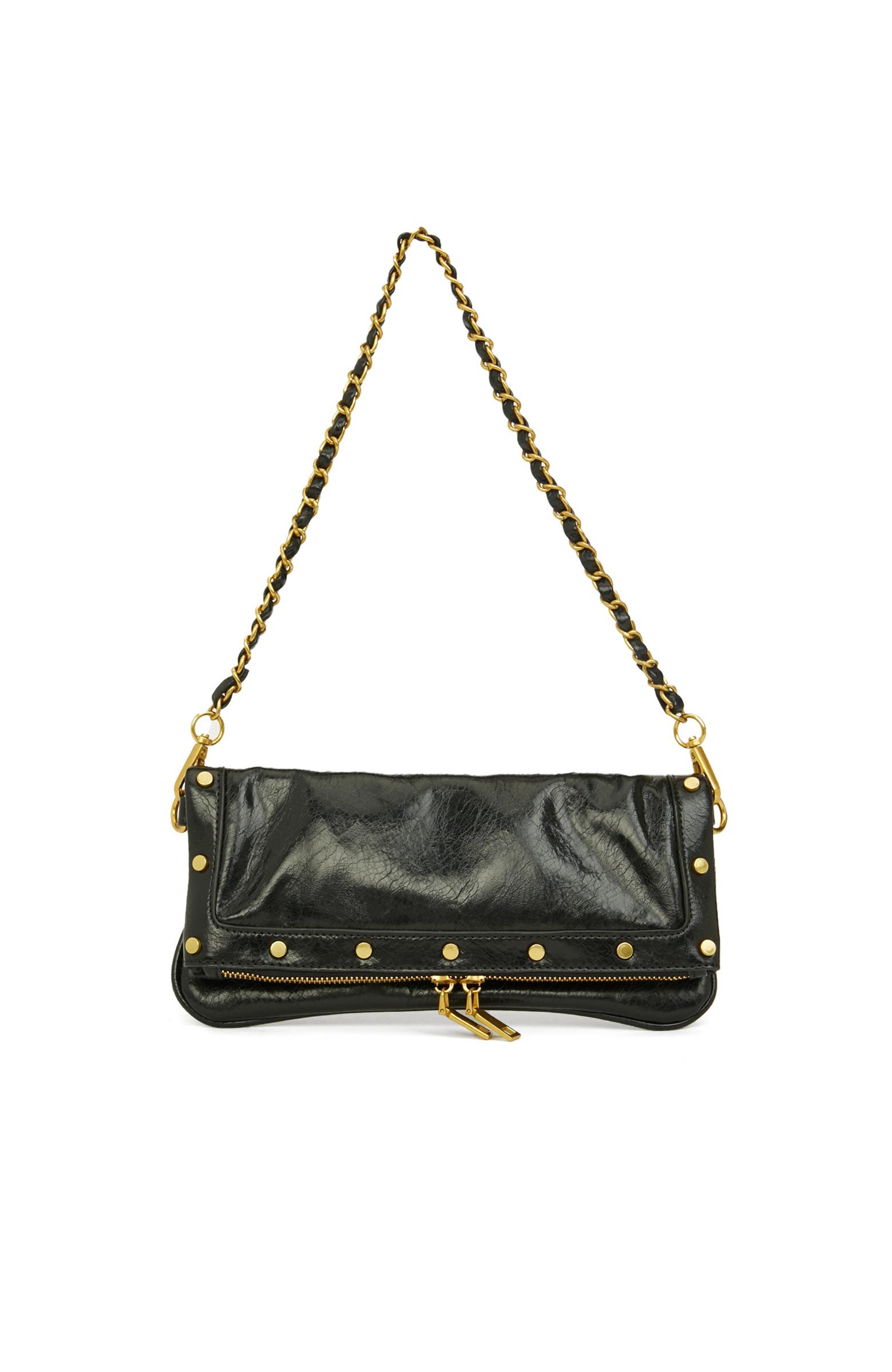  Divarese Kadın Siyah Suni Deri Clutch