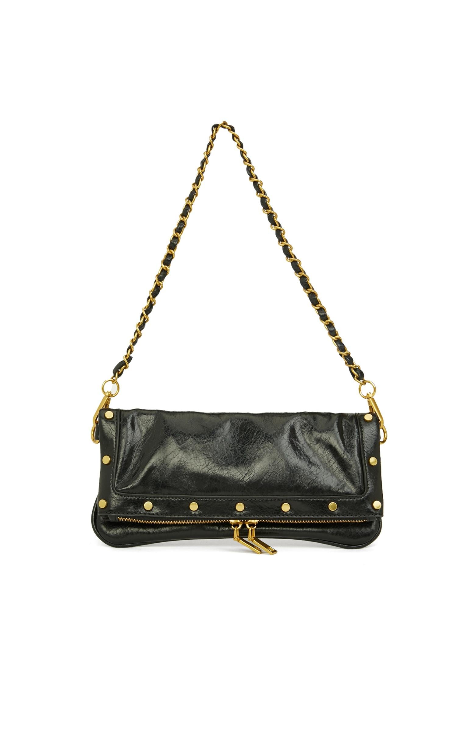  Divarese Kadın Siyah Suni Deri Clutch