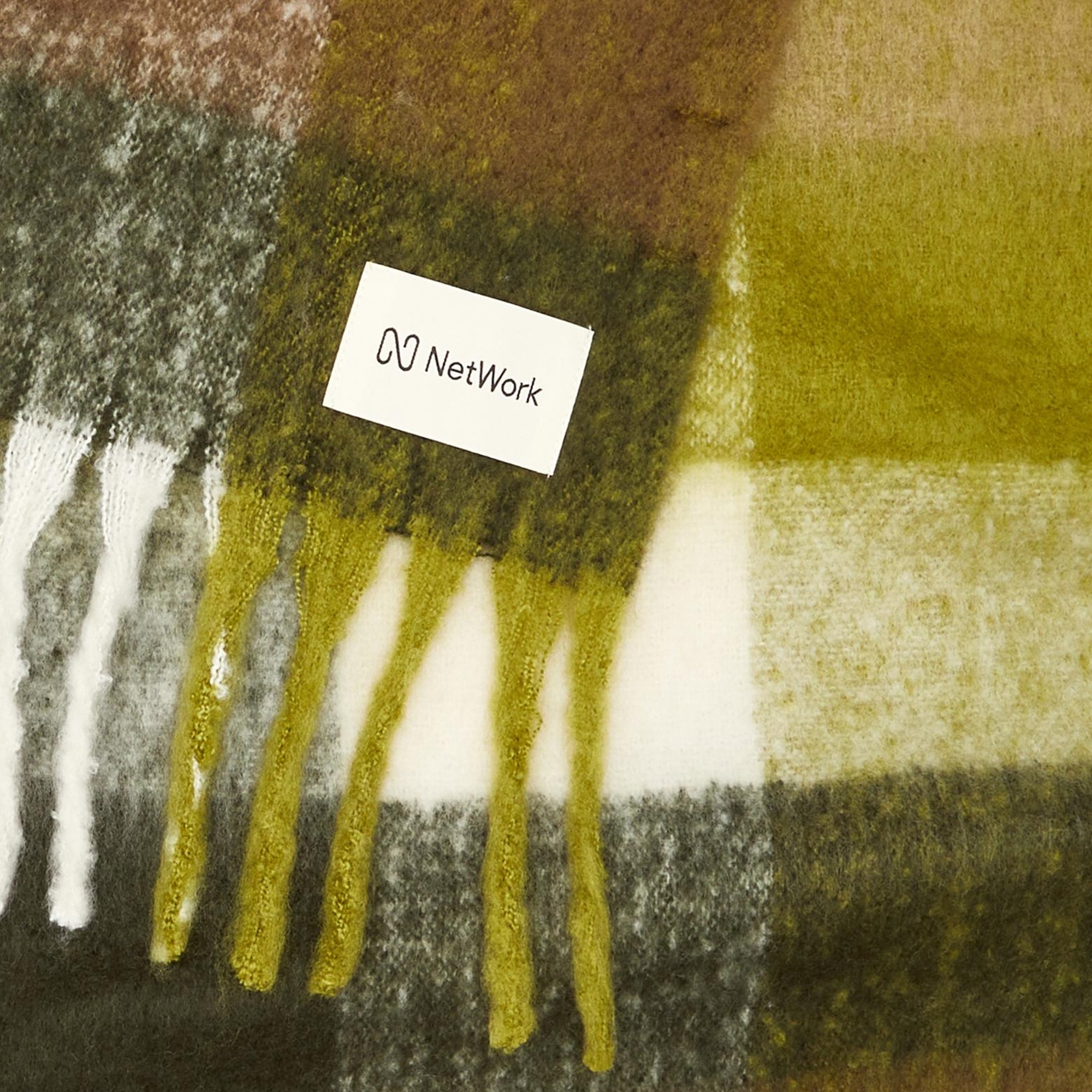 Network Kadın Yeşil Atkı