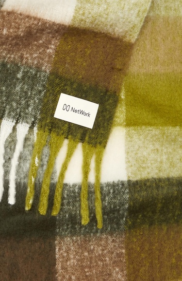  Network Kadın Yeşil Atkı