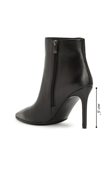  Divarese Kadın Siyah Deri Bot